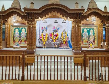 Leicester Temple (ISSO) Murti Darshan